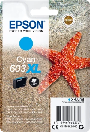 Epson 603XL Noir et couleurs